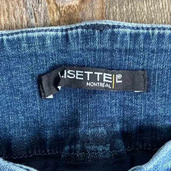Lisette | Betty  Denim Jeans with Faux Pearl Bottoms - Picture 8 of 11